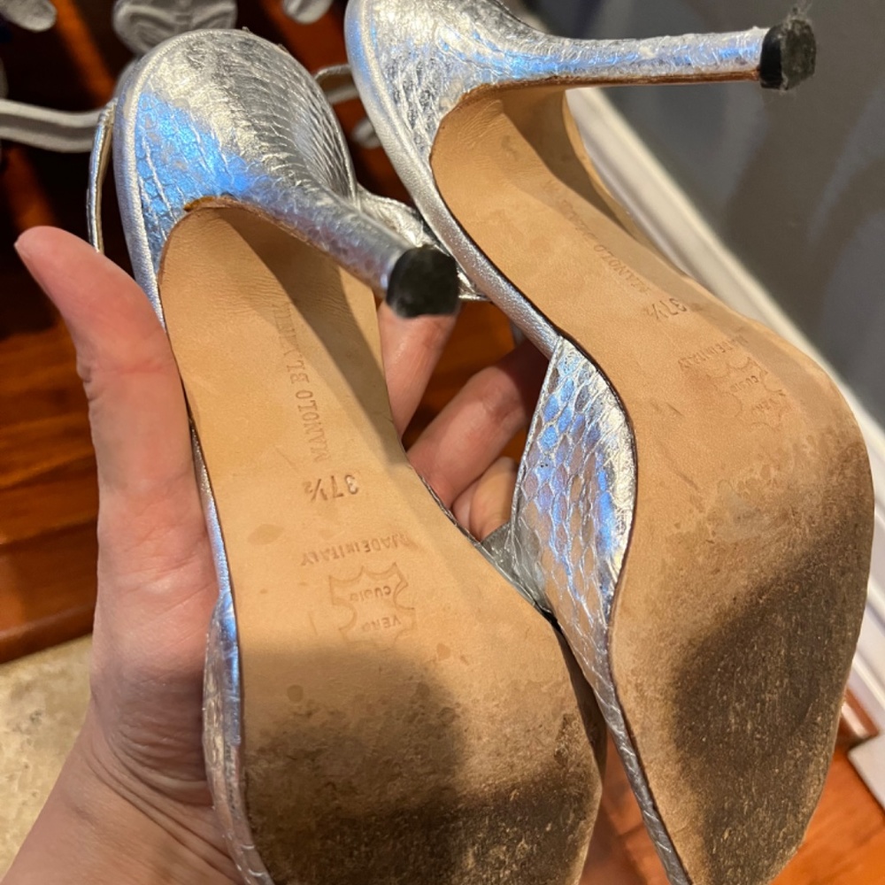 Manolo Blahnik Python Shoes - Picture 2 of 2